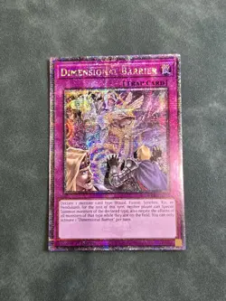 Yugioh! Dimensional Barrier - RA01-EN072 - Quarter Century Secret Rare 1st Ed NM - Image 1
