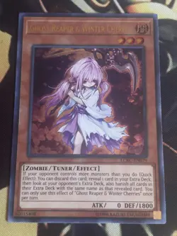Yugioh: Ghost Reaper & Winter Cherries - LCKC-EN079 Ultra Rare Unlimited NM - Image 1