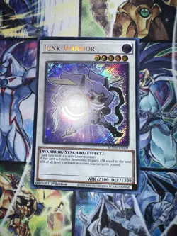 Yugioh Junk Warrior (Chibi Art) BLMM-EN009 Secret Rare 1st Ed Near Mint - Image 3