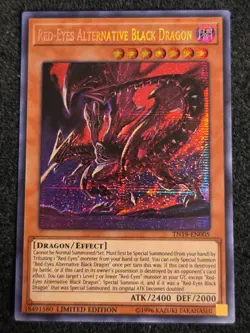 Yugioh: Red-Eyes Alternative Black Dragon - TN19-EN005 - Secret Rare Limited NM - Image 1