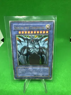 Yugioh 2003 Gameboy Advance Secret Rare Obelisk the Tormentor GBI-002 LP/ NM - Image 3