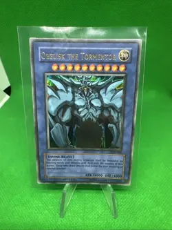 Yugioh 2003 Gameboy Advance Secret Rare Obelisk the Tormentor GBI-002 LP/ NM - Image 4