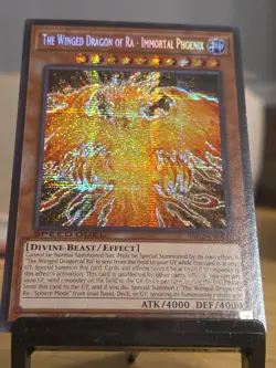 Yugioh SBC2-END02 The Winged Dragon of Ra - Immortal Phoenix 1st MINT-NM - Image 2