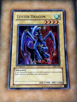 Yugioh Luster Dragon Magician's Force 1st Edition Ultra Rare MFC-058 NM-Mint - Image 1