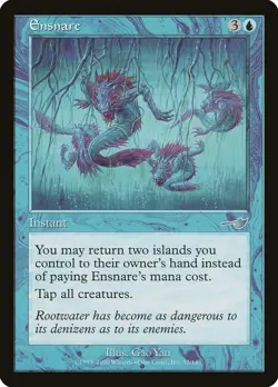 Ensnare - Nemesis - MTG Magic - Uncommon - Blue Instant - Image 1