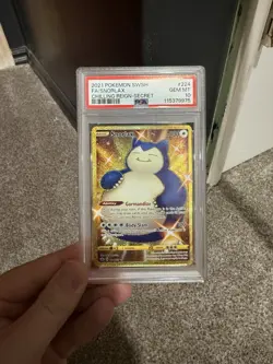 Snorlax 224/198 Chilling Reign Pokemon PSA 10 Gem Mint Gold Secret Rare - Image 1