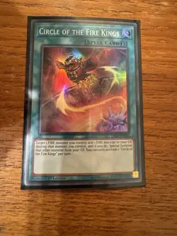 NM Circle of the Fire Kings - HISU-EN056 - Super Rare 1st Edition yugioh - Image 1