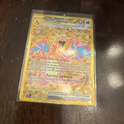 Charizard EX 228/197 Obsidian Flames Full Art Gold Hyper Rare Pokemon Card - Image 4