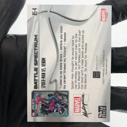 Marvel Card Spider-Man vs. Venom BS-4 Fleer Upper Deck Masterpieces 2022 [NM] - Image 3