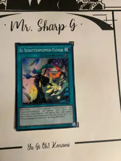 EL SCHATTENPUPPEN-FUSION - NECH-DE064 DEUTSCH Yu-Gi-OH! CARD SUIPER RARE HOLO - Image 2