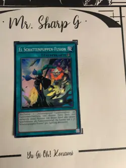 EL SCHATTENPUPPEN-FUSION - NECH-DE064 DEUTSCH Yu-Gi-OH! CARD SUIPER RARE HOLO - Image 3