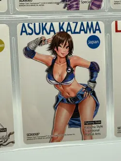 TEKKEN CARD TOURNAMENT 9 cards set TCT Nina Lili Anna Asuka Christie Xiaoyu rare - Image 4