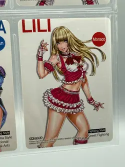 TEKKEN CARD TOURNAMENT 9 cards set TCT Nina Lili Anna Asuka Christie Xiaoyu rare - Image 5