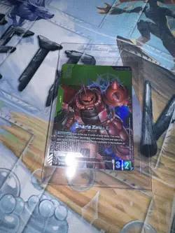 Gundam Card Game: Char's Zaku II LR+ ALT ART from Starter Deck Set - Image 1
