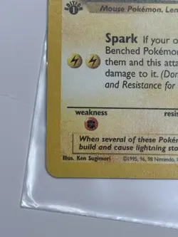 Pikachu Gold W Stamp 60/64 1st Edition Jungle Duelist Promo Pokemon Card WOTC - Image 5