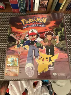 Vintage 1999 Plymouth 3 Ring Card Binder Nintendo Pokemon Pikachu Ash See Pics 41365040775 - Image 5
