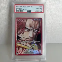 One Piece Card Shanks Alternate Art Parallel PSA10 - Image 1