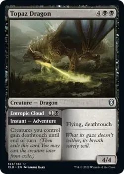 Foil - Topaz Dragon - 153 / NM / English MTG - Image 1