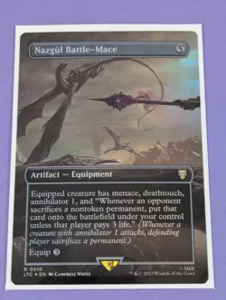 MTG: The Lord of the Rings: Nazgul Battle-Mace Borderless Foil #0510 Rare - NM - Image 1