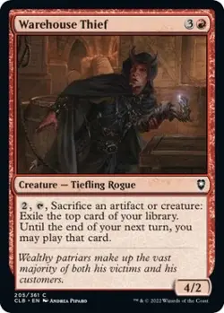 Foil - Warehouse Thief - 205 / NM / English MTG - Image 1