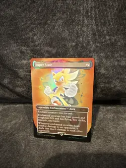 IN HAND - Super State ✨RAINBOW FOIL✨ Secret Lair x Sonic - NM Magic MTG - Image 1