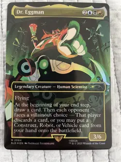 IN HAND - Dr Eggman ✨FOIL✨ Secret Lair x Sonic - NM Magic MTG - Image 1