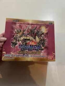 Bandai Digimon Card Game Great Legend Booster Box Display Sealed BT04 - Image 1