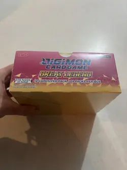 Bandai Digimon Card Game Great Legend Booster Box Display Sealed BT04 - Image 2