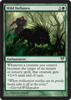 Wild Defiance - Light Play MTG Avacyn Restored - Image 1