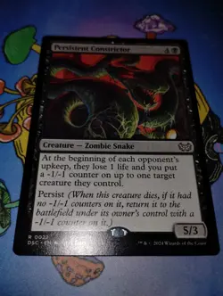 1x Persistent Constrictor #22 (NM) Duskmourn DSC Magic MTG - Image 1