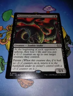 1x Persistent Constrictor #22 (NM) Duskmourn DSC Magic MTG - Image 2