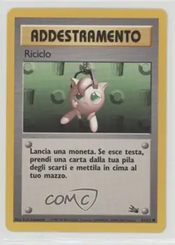 Recycle Italian Pokemon Fossil #61 1999 0x3x - Image 1