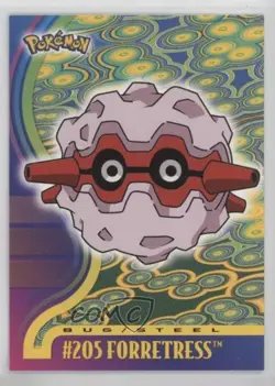 Forretress Topps Pokemon TV Animation Edition Johto League Champions #205 8d4 - Image 1