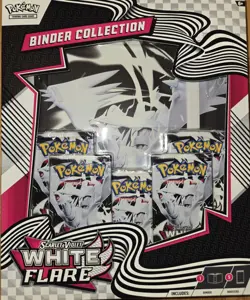 Pokemon TCG Scarlet & Violet White Flare Binder Collection BRAND NEW SEALED - Image 1