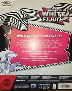 Pokemon TCG Scarlet & Violet White Flare Binder Collection BRAND NEW SEALED - Image 2