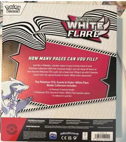 Pokemon TCG Scarlet & Violet White Flare Binder Collection BRAND NEW SEALED - Image 3