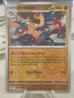 Pokemon TCG - Archeops - 051/086 - (Holo Rare) - SV: White Flare - Image 1