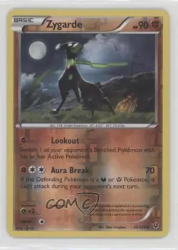 Zygarde Reverse Foil Pokemon XY Fates Collide #52 wq8 - Image 1