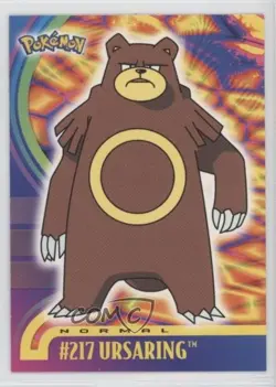 Ursaring Topps Pokemon TV Animation Edition Johto League Champions #217 06st - Image 1