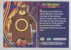 Ursaring Topps Pokemon TV Animation Edition Johto League Champions #217 06st - Image 2
