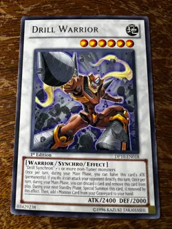 Drill Warrior DP10-EN018 - 1st Edition - Yugioh - Near Mint - Image 1