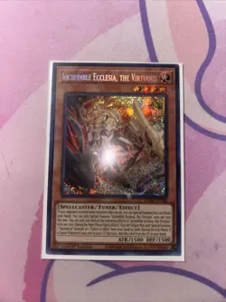 1x Incredible Ecclesia, the Virtuous MP22-EN188 Secret Rare 1st Ed YuGiOh - Image 2