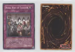 Royal Writ of Taxation Unlimited YuGiOh Power the Duelist #POTD-EN054 2006 h8k - Image 3