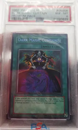 2007 Yugioh! Dark Magic Curtain PP01-EN008 Premium Pack 1 Unlimited PSA 9 Mint - Image 4