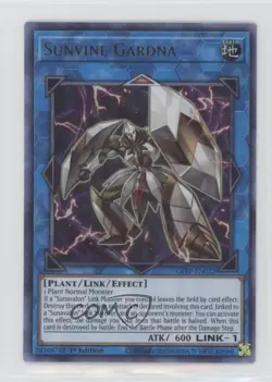 UR - Sunvine Gardna 1st Ed. YuGiOh Ghosts From The Past #GFTP-EN022 0bg1 - Image 1
