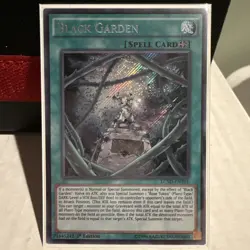 Black Garden LC5D-EN101 Secret Rare 1st Edition NM Yugioh - Image 1