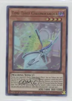 UR - Time Thief Chronocorder 1st Ed. YuGiOh Ghosts From The Past 0bg1 - Image 1