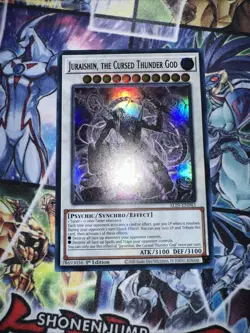 Yugioh Juraishin, The Cursed Thunder Ultra Rare Near Mint (READ DESCRIPTION) - Image 4