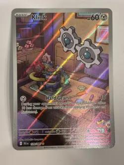 Pokemon TCG - Klink - 139/086 - Illustration Rare - SV: Black Bolt Pack Fresh NM - Image 1