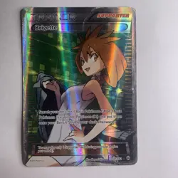 Brigette (Full Art) 161/162 Breakthrough Holo Pokemon Card - Heavily Played - Image 1